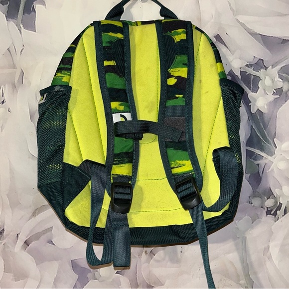 THE NORTH FACE Mini SPROUT Youth BACKPACK Travel SCHOOL Hiking Yellow Green Kids - Picture 5 of 6